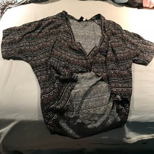 Short sleep cardigan